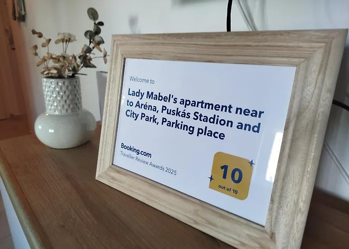 Lady Mabel's Near To Arena, Puskas Stadion And Park, With Guarded Parking Place *